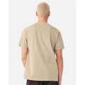 Khaki Unisex Courtside Classic Script Tee