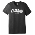 Charcoal Black Unisex Courtside Fort Worth Classic Tee - Triblend