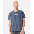 Washed Navy Unisex Courtside Classic Script Tee