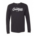 Black Heather Unisex Courtside Fort Worth Classic Tee - Long Sleeve Heather