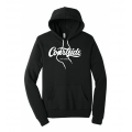 Vintage Black Unisex Courtside Fort Worth Classic Hoodie
