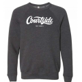 Dark Grey Heather Unisex Courtside Fort Worth Classic Raglan Sweatshirt
