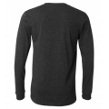 Dark Grey Heather Unisex Courtside Fort Worth Classic Tee - Long Sleeve Heather