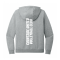 Grey Heather Women's Courtside United Volleyball Club Icon Nike Hoodie