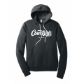 Dark Grey Heather Unisex Courtside Fort Worth Classic Hoodie