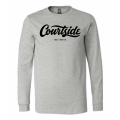 Athletic Grey Unisex Courtside Fort Worth Classic Tee - Long Sleeve Heather
