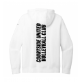 White Women's Courtside United Volleyball Club Icon Nike Hoodie