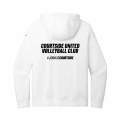White Women's Courtside United Volleyball Club Nike Hoodie