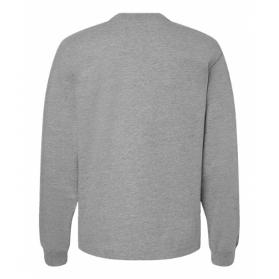 Athletic Heather Courtside Classic Script - Heavyweight LS Box Tee