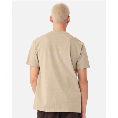 Khaki Unisex Courtside Classic Script Tee