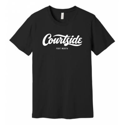 Black Youth Courtside Fort Worth Classic Tee