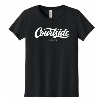 Charcoal Black Youth Courtside Fort Worth Classic Tee - Triblend