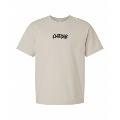 Dust Unisex Courtside Classic Script - Heavyweight Box Tee