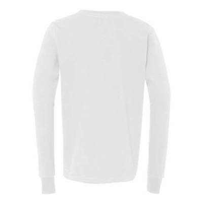 White Youth Courtside Fort Worth Classic Tee - Long Sleeve