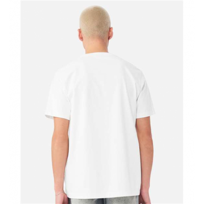 White Unisex Courtside Classic Script Tee