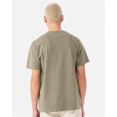 Washed Olive Unisex Courtside Classic Script Tee