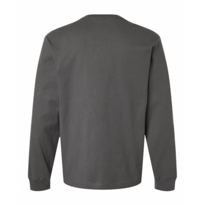 Asphalt Courtside Classic Script - Heavyweight LS Box Tee