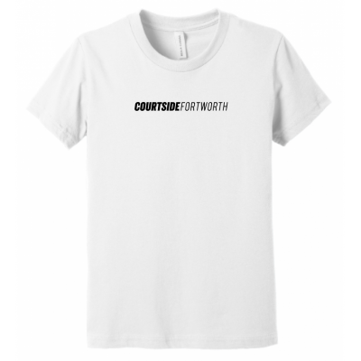 White Youth Courtside Fort Worth City Tee