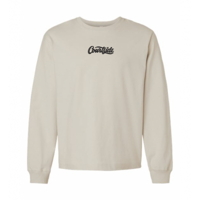Dust Courtside Classic Script - Heavyweight LS Box Tee