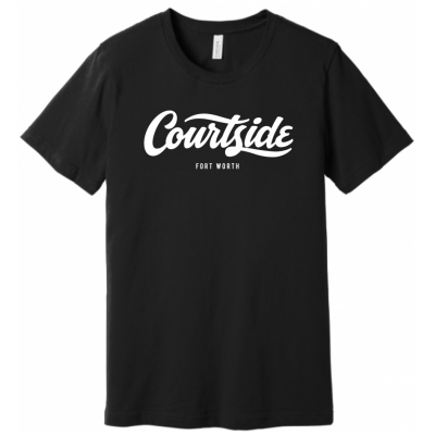 Black Unisex Courtside Fort Worth Classic Tee
