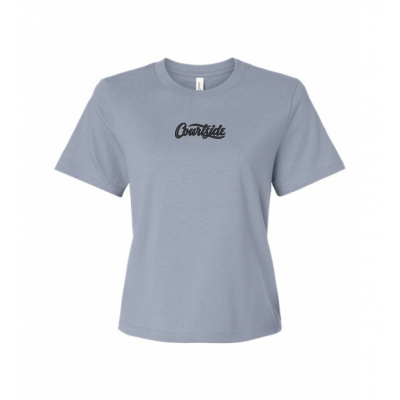 Vintage Denim Women's Courtside Classic Script Relaxed Tee
