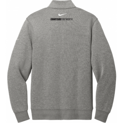 Grey Heather Courtside United Volleyball Club Nike Dri-Fit ½ Zip