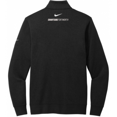 Men's Black Courtside United Volleyball Club Nike Dri-Fit ½ Zip