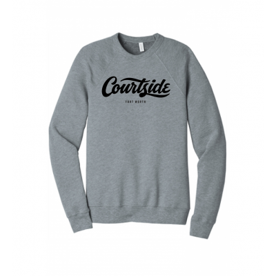 Athletic Heather Unisex Courtside Fort Worth Classic Raglan Sweatshirt