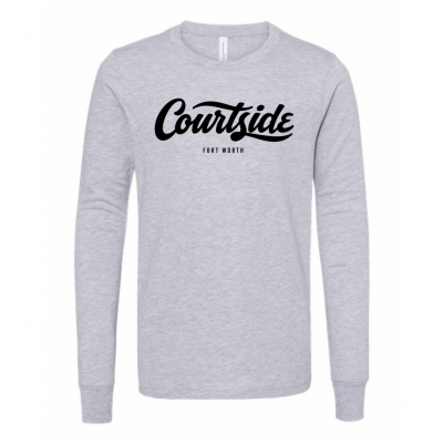 Athletic Heather Youth Courtside Fort Worth Classic Tee - Long Sleeve Heather