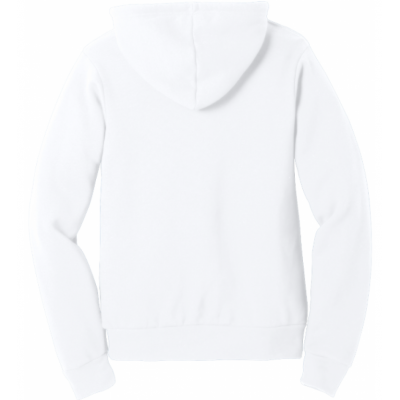 White Unisex Courtside Fort Worth Classic Hoodie