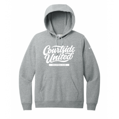 Grey Heather Women's Courtside United Volleyball Club Nike Hoodie