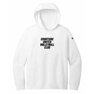 White Women's Courtside United Volleyball Club Icon Nike Hoodie