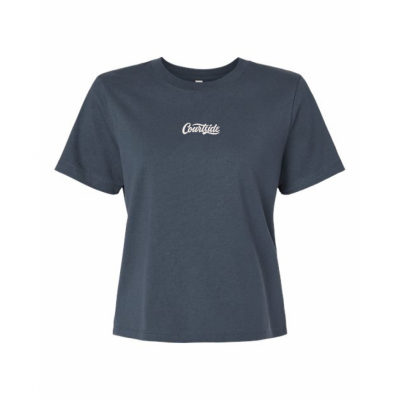 Vintage Navy Women's Courtside Classic Script Relaxed Tee