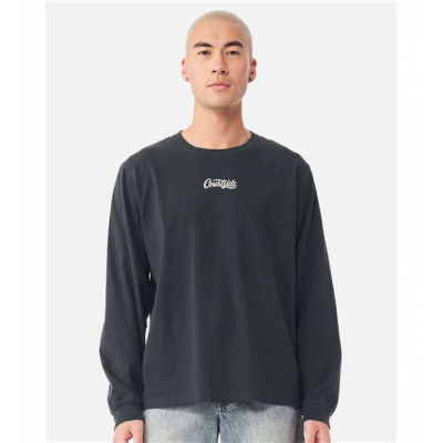 Washed Black Unisex Courtside Classic Long Sleeve Tee