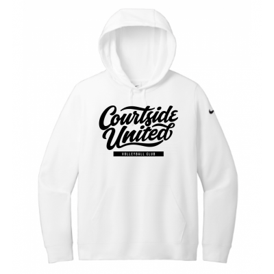 White Women's Courtside United Volleyball Club Nike Hoodie