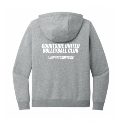 Grey Heather Women's Courtside United Volleyball Club Nike Hoodie