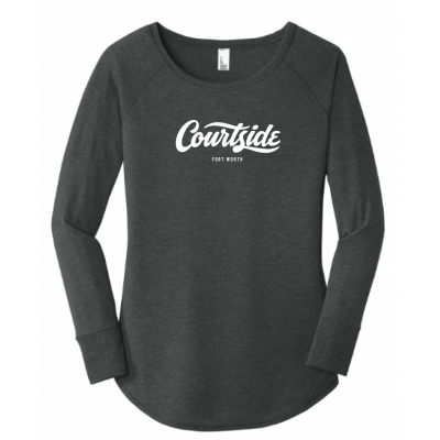 Black Frost Women's Courtside Fort Worth Classic Tee - Long Sleeve Tunic