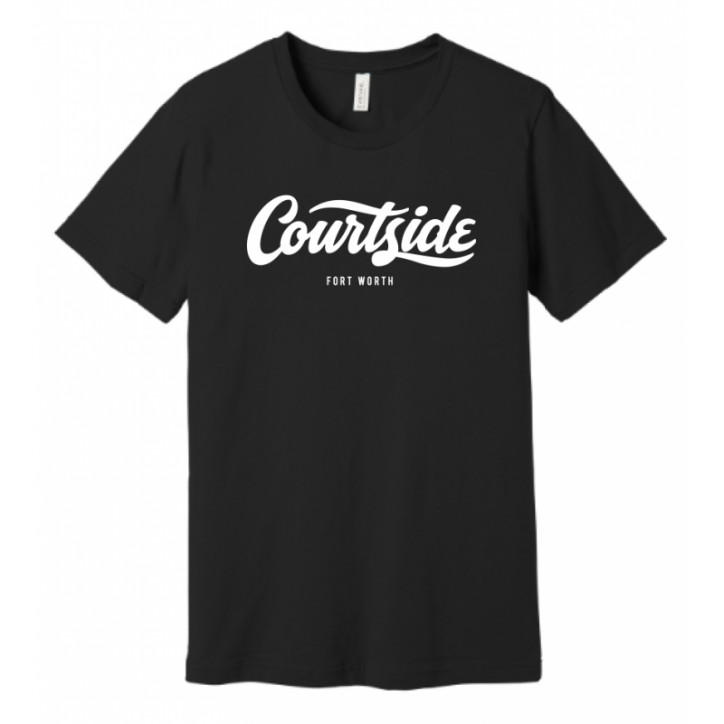 Black Youth Courtside Fort Worth Classic Tee
