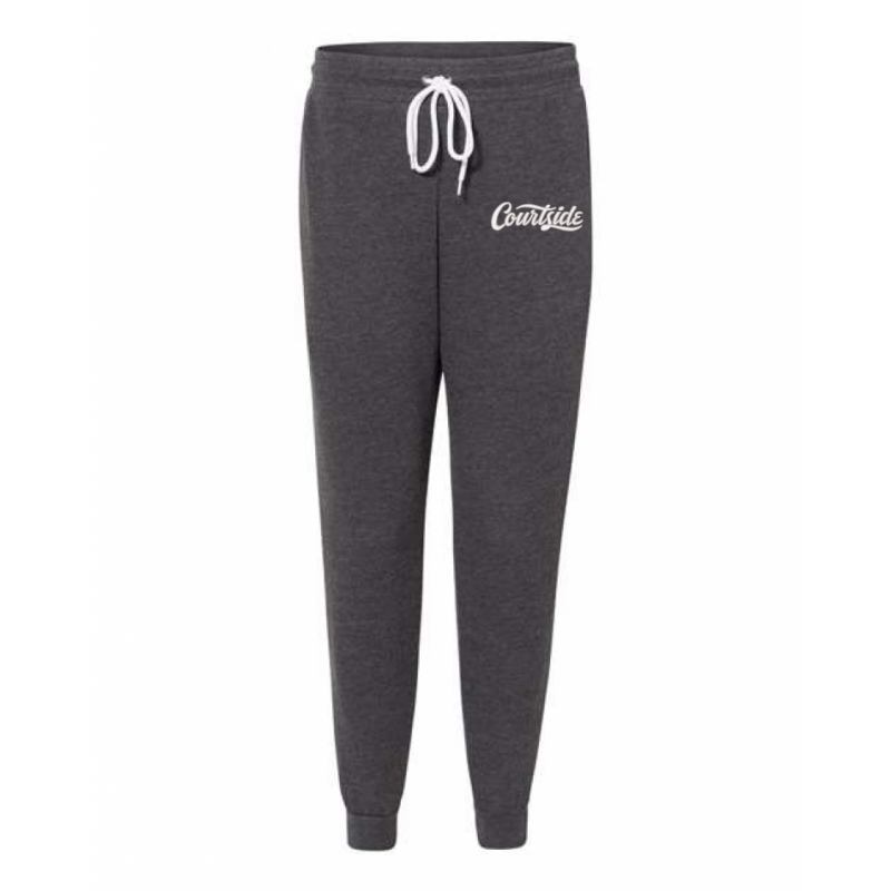 Dark Grey Heather Unisex Courtside Script - Jogger