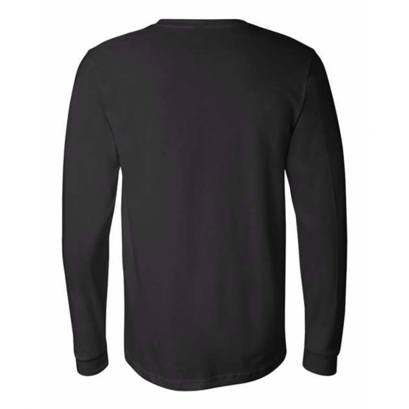 Black Unisex Courtside Fort Worth Classic Tee - Long Sleeve