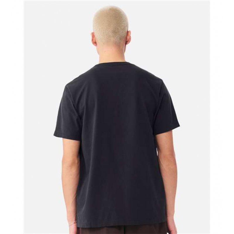 Black Unisex Courtside Classic Script Tee