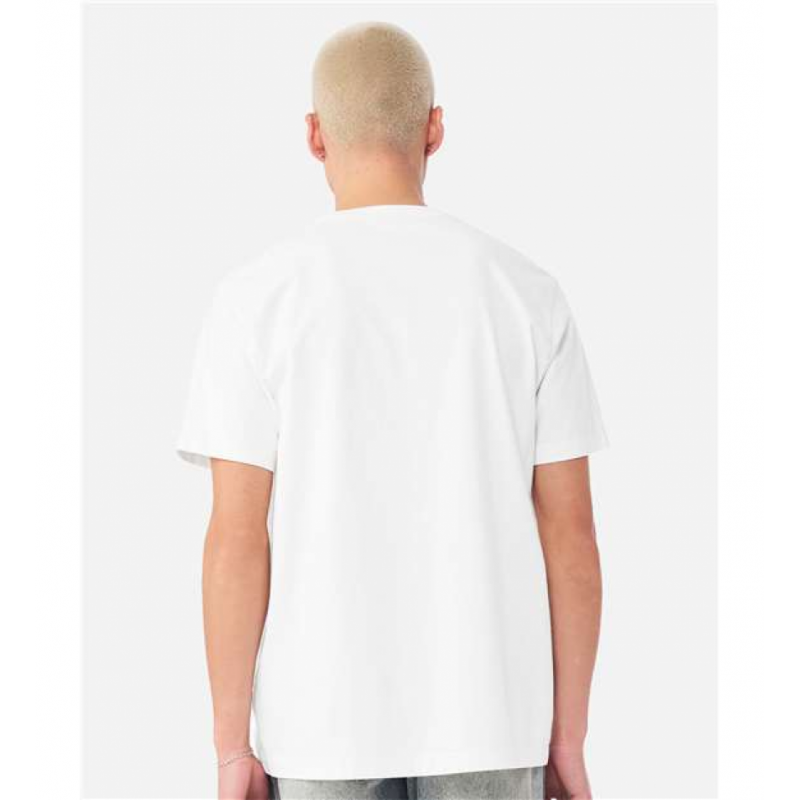 White Unisex Courtside Classic Script Tee