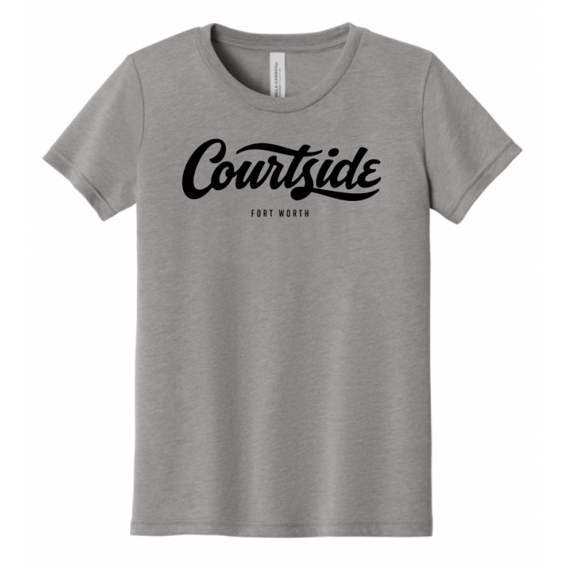 Athletic Grey Youth Courtside Fort Worth Classic Tee - Triblend