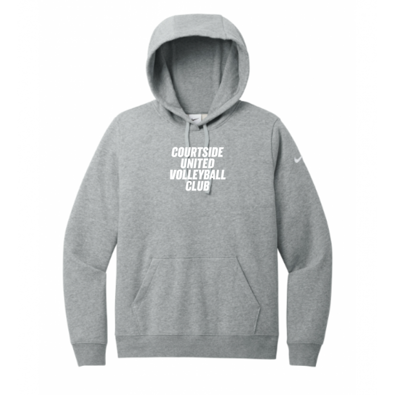 Grey Heather Women's Courtside United Volleyball Club Icon Nike Hoodie