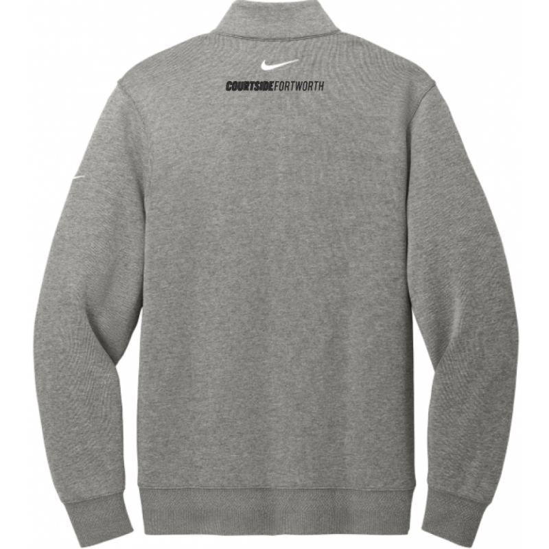 Grey Heather Courtside United Volleyball Club Nike Dri-Fit ½ Zip