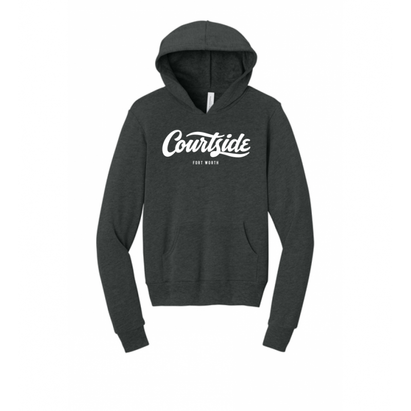 Dark Grey Heather Youth Courtside Fort Worth Classic Hoodie