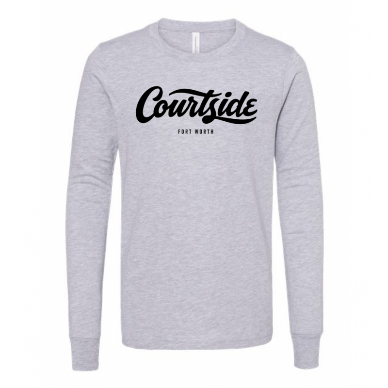 Athletic Heather Youth Courtside Fort Worth Classic Tee - Long Sleeve Heather
