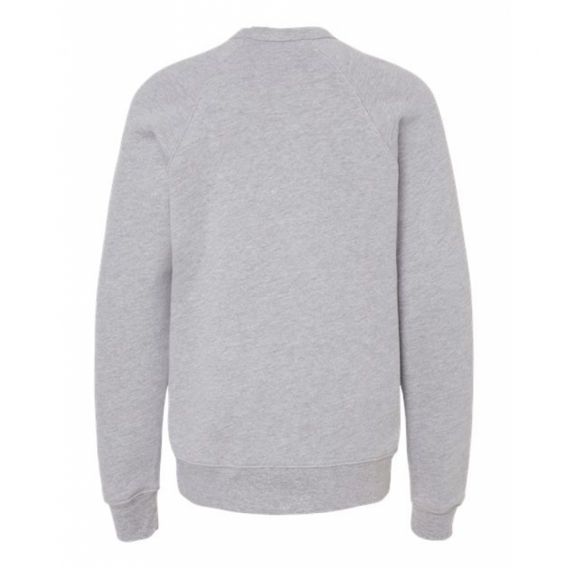 Athletic Heather Youth Unisex Courtside Fort Worth Classic Raglan Sweatshirt