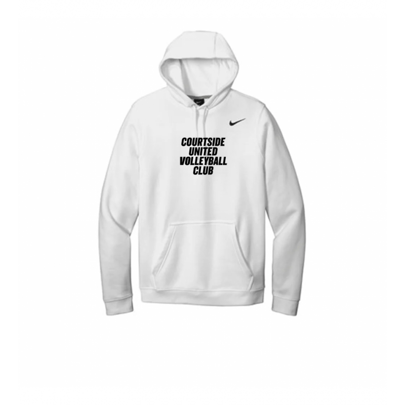 White Men's Courtside United Volleyball Club Icon Nike Hoodie