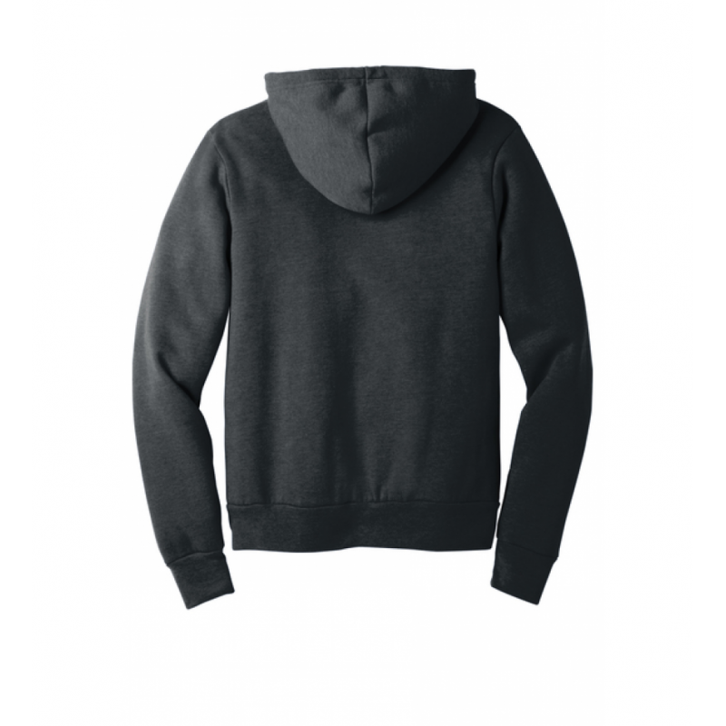 Dark Grey Heather Unisex Courtside Fort Worth Classic Hoodie